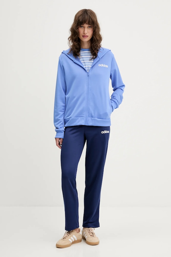 adidas tuta da ginnastica Linear maglia blu JX0521