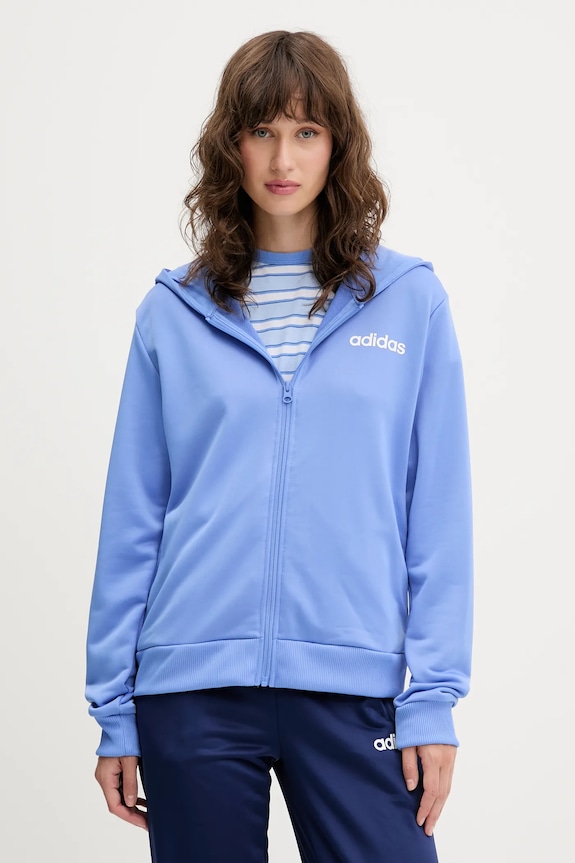 adidas tuta da ginnastica Linear blu JX0521