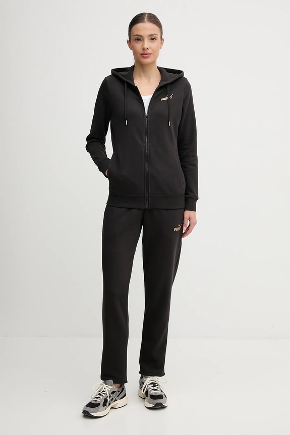 Puma tuta da ginnastica maglia nero 688161