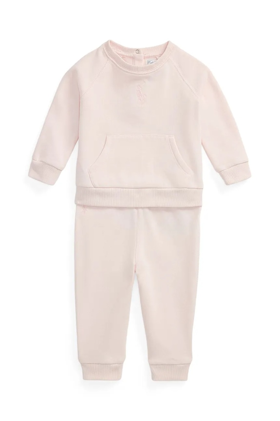 Polo Ralph Lauren melegítő szett sima rózsaszín 310975589002