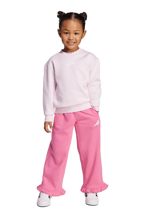adidas tuta per bambini maglia rosa JX0200