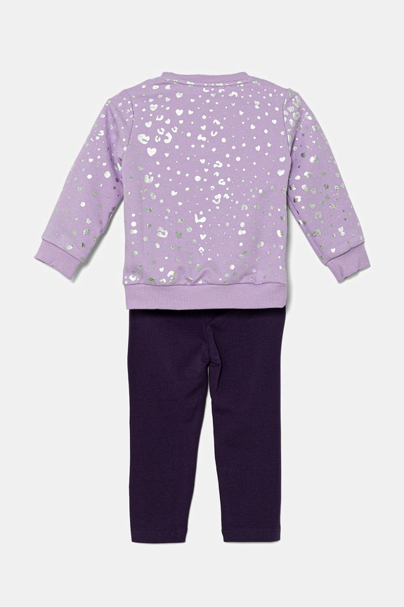 Βρεφική φόρμα adidas JW2434 μωβ AW25