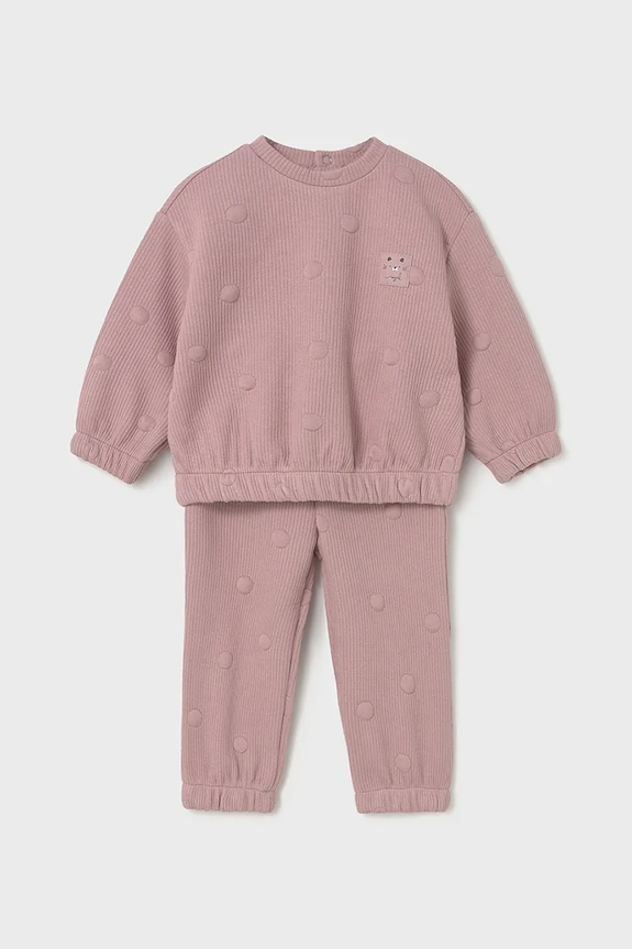 Mayoral dres niemowlęcy Produkt niemowlęcy różowy 2844.4J.Baby.9BYA