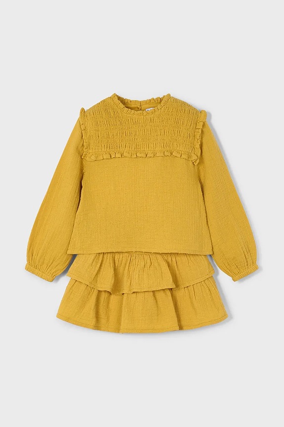 Mayoral komplet dziecięcy 4933.6J.Mini.9BYA żółty AW25