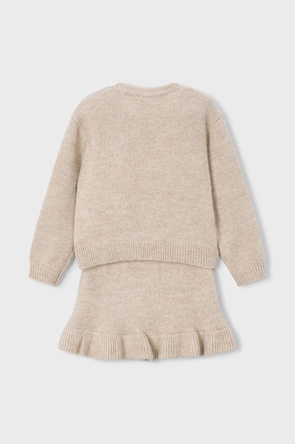 Mayoral komplet dziecięcy 4934.6H.Mini.9BYA beżowy AW25
