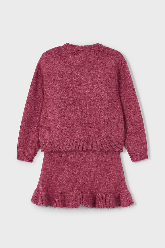 Mayoral komplet dziecięcy 4934.6H.Mini.9BYA czerwony AW25
