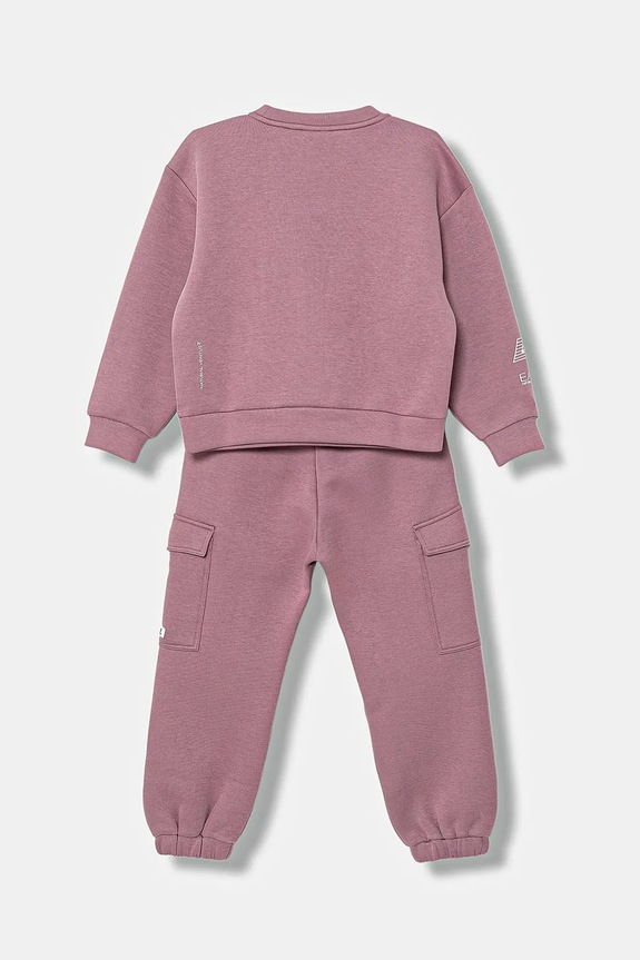 Dječja trenirka EA7 Emporio Armani 7G000161.AF13151 roza AW25