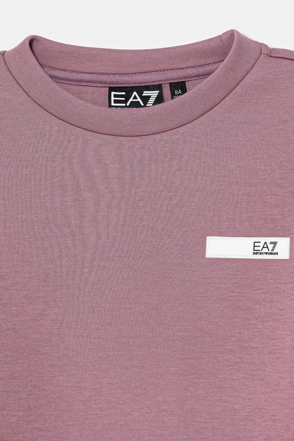 Dječja trenirka EA7 Emporio Armani roza 7G000161.AF13151