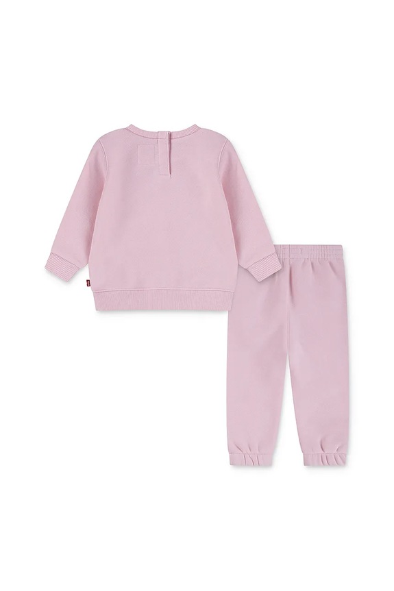 Levi's set tuta per neonati HOODIE & JOGGER SET 6EP012.G rosa AW25
