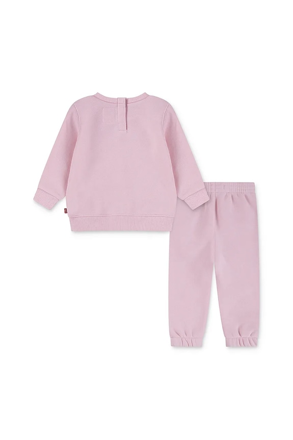 Levi's set tuta per neonati HOODIE & JOGGER SET 6EP012.G rosa AW25