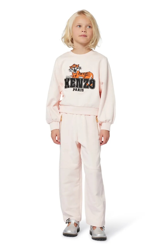 Detská tepláková súprava Kenzo Kids bavlna ružová K61335.114.138