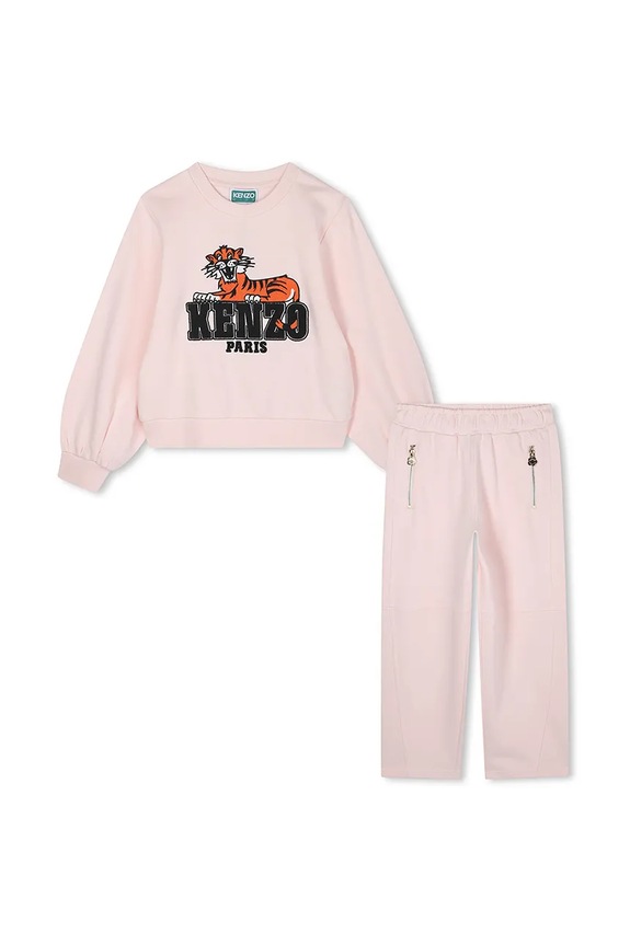 Detská tepláková súprava Kenzo Kids K61335.114.138 ružová AW25