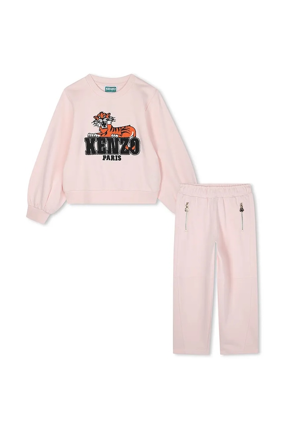 Detská tepláková súprava Kenzo Kids K61335.114.138 ružová AW25