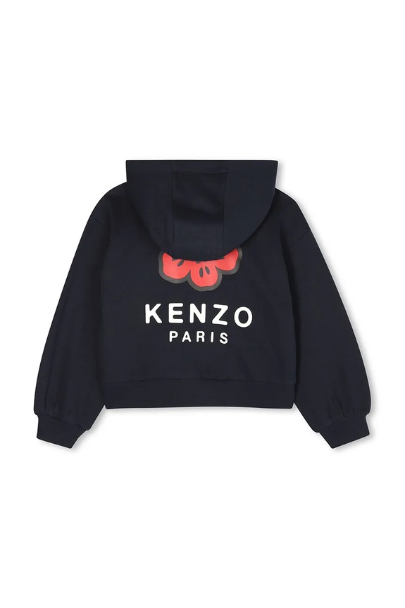 Detská bavlnená tepláková súprava Kenzo Kids tmavomodrá K61503.114.150