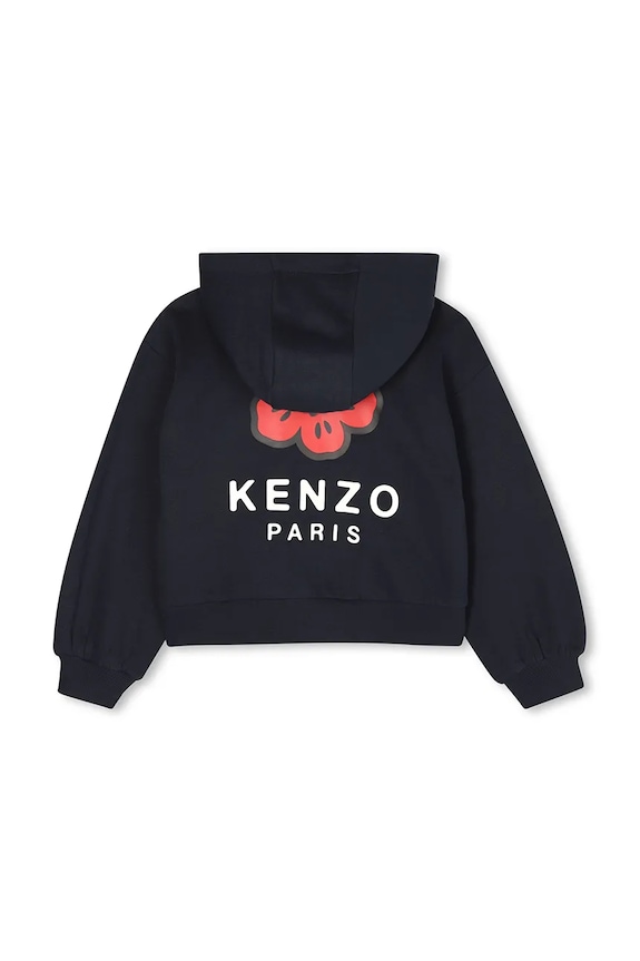 Detská bavlnená tepláková súprava Kenzo Kids tmavomodrá K61503.114.150