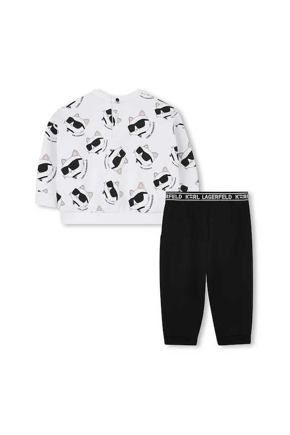 Karl Lagerfeld dres niemowlęcy Z30656.67.81 biały AW25