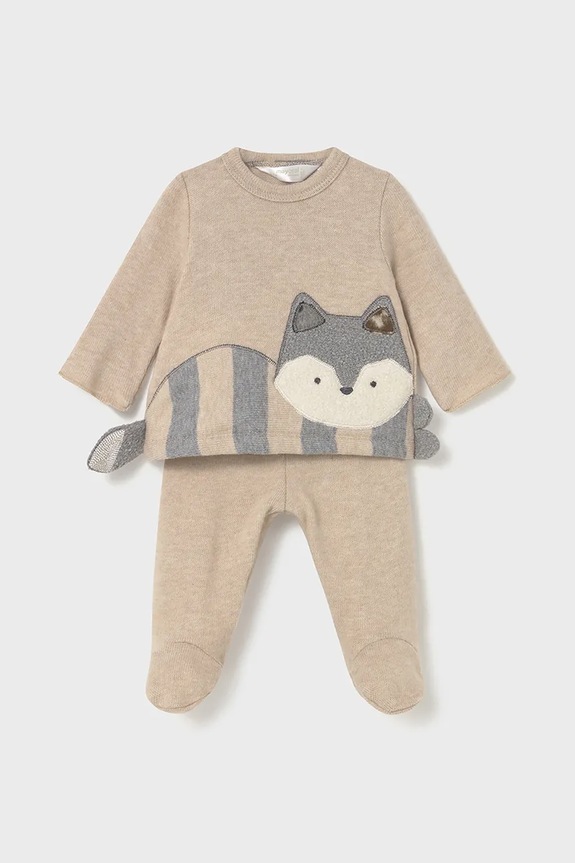 Sada pre bábätká Mayoral Newborn Pre bábätká hnedá 2558.2G.Newborn.9BYA