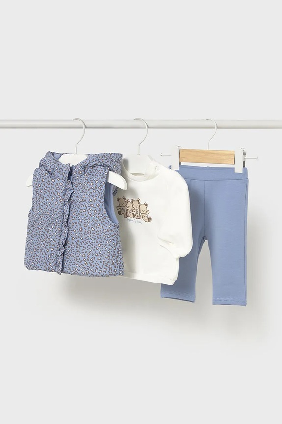 Komplet za bebe Mayoral Newborn bez uzorka plava 2632.2M.Newborn.9BYA