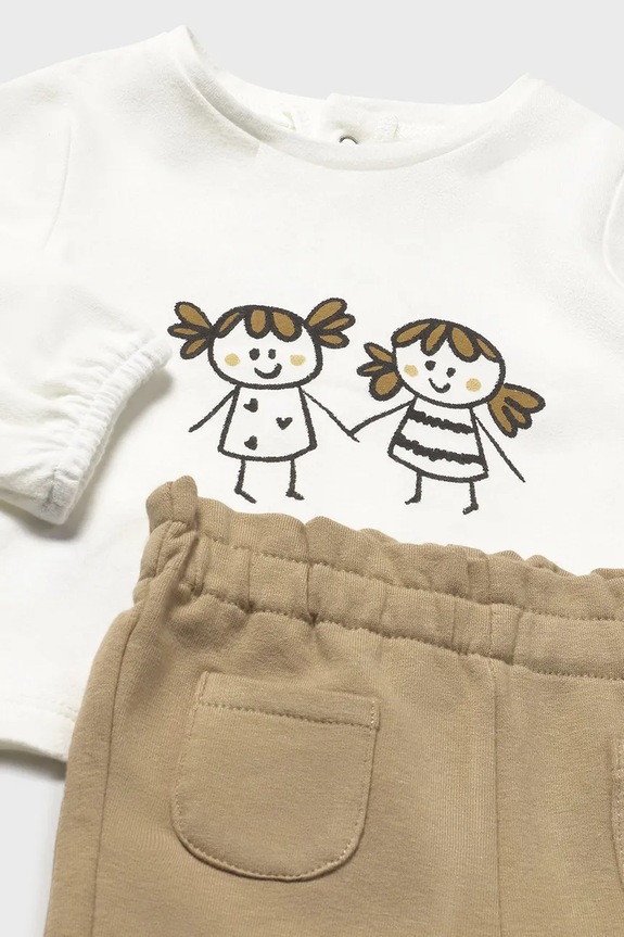 Mayoral Newborn dres niemowlęcy brązowy 2633.2P.Newborn.9BYA