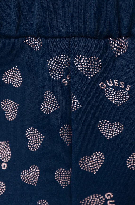 Хлопковый спортивный комплект для младенцев Guess 2 шт тёмно-синий A5BG08.KAD74.9BYA