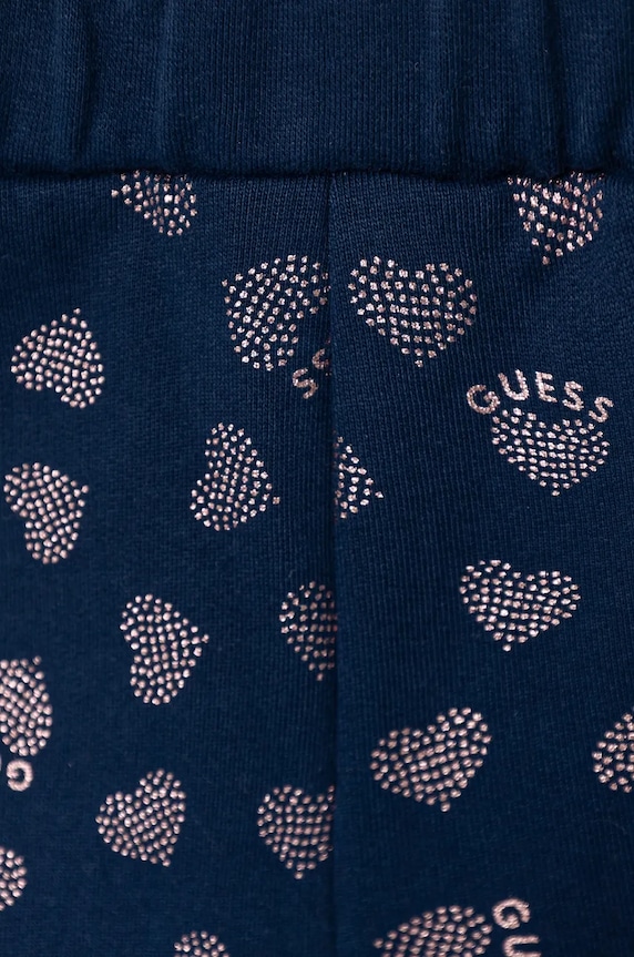 Хлопковый спортивный комплект для младенцев Guess 2 шт тёмно-синий A5BG08.KAD74.9BYA