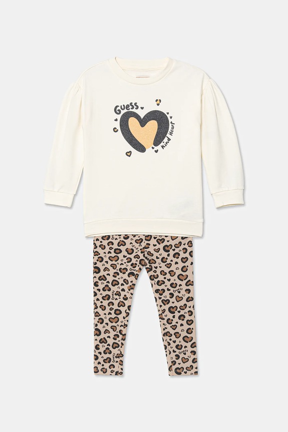 Детский комплект Guess узор бежевый K5BG00.KCG11.9BYA