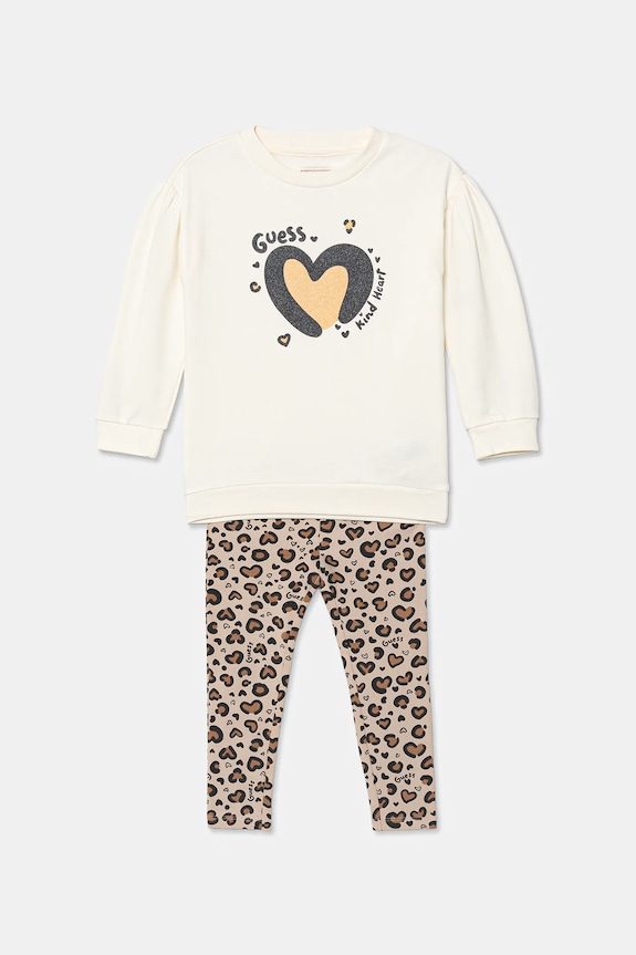 Детский комплект Guess узор бежевый K5BG00.KCG11.9BYA
