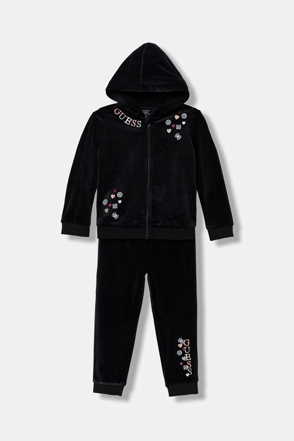 Παιδική φόρμα Guess απλικέ μαύρο K5BG03.K0232.9BYA
