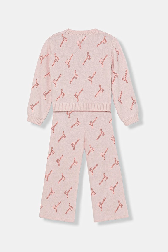 Dječji komplet s dodatkom vune Guess K5BG05.Z0870.9BYA roza AW25