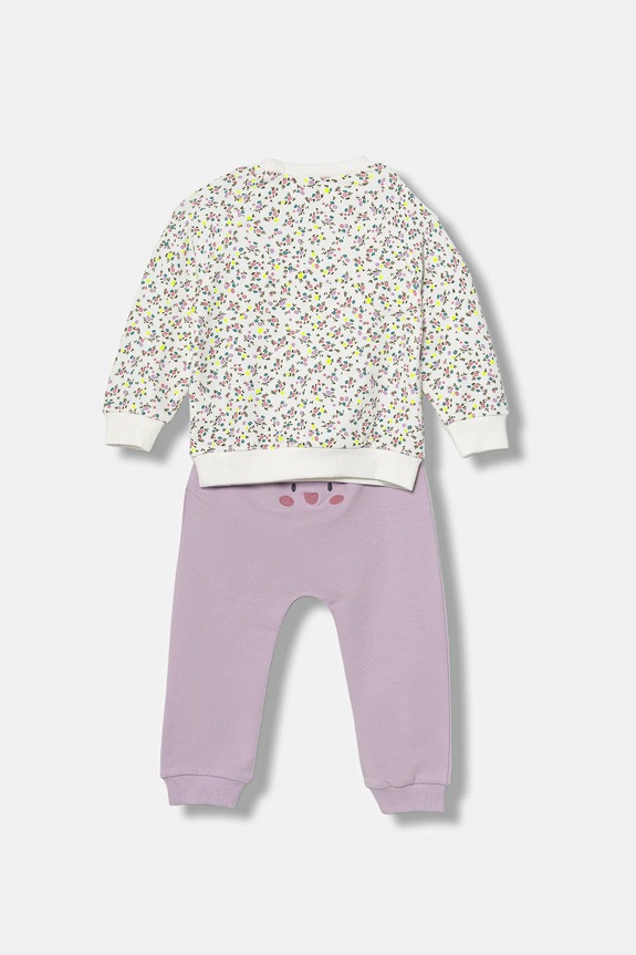 Βρεφική φόρμα United Colors of Benetton 3QGXAK01B.G.W.seasonal μωβ AW25