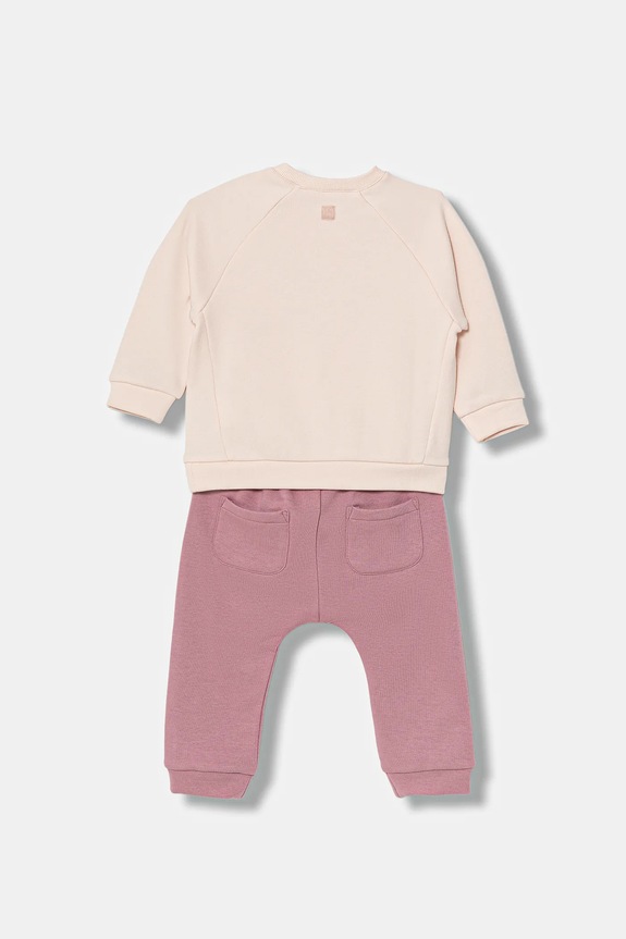 Βρεφική φόρμα United Colors of Benetton 3FTZAK01D.G.W.Seasonal ροζ AW25