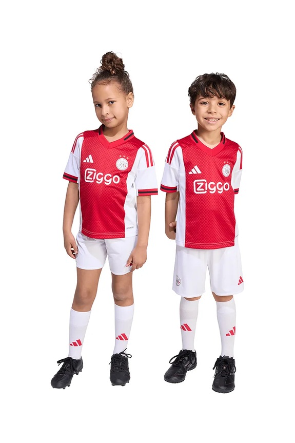 adidas Performance komplet dziecięcy AJAX wzorzyste biały JI7214