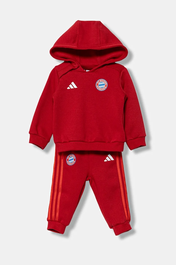 Dětská tepláková souprava adidas Performance FC Bayern Munich nášivka červená IT4132