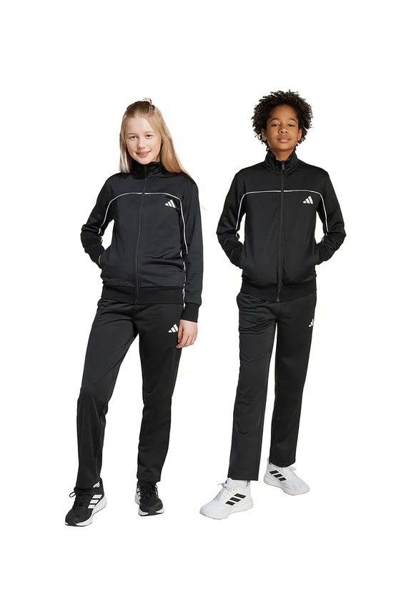 Dětská tepláková souprava adidas pletenina černá JL7479
