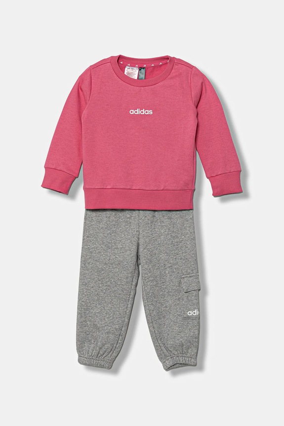 Детский спортивный костюм adidas трикотаж розовый JW0030