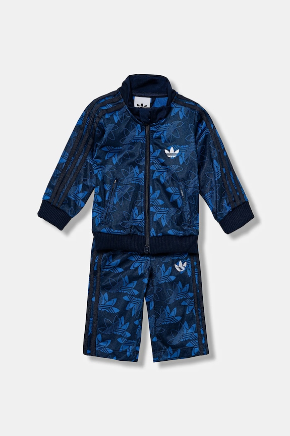 Tepláková súprava pre bábätká adidas Originals nášivka tmavomodrá JW0290