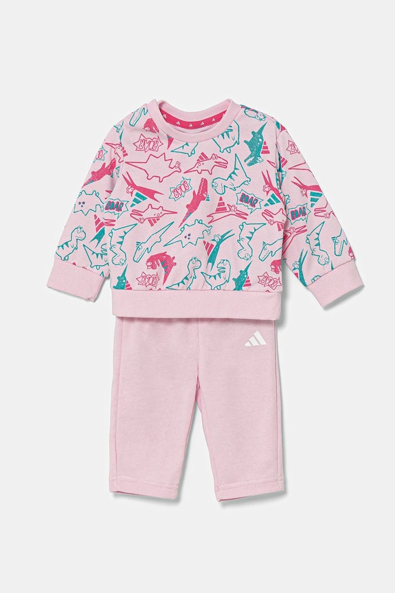 adidas dres dziecięcy dzianina różowy JW2405