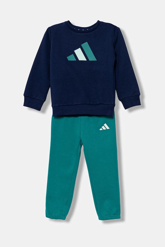 Παιδική φόρμα adidas πλεκτό ύφασμα σκούρο μπλε JW2451