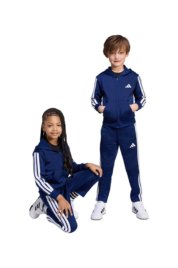 Дитячий спортивний костюм adidas трикотаж темно-синій JX8753