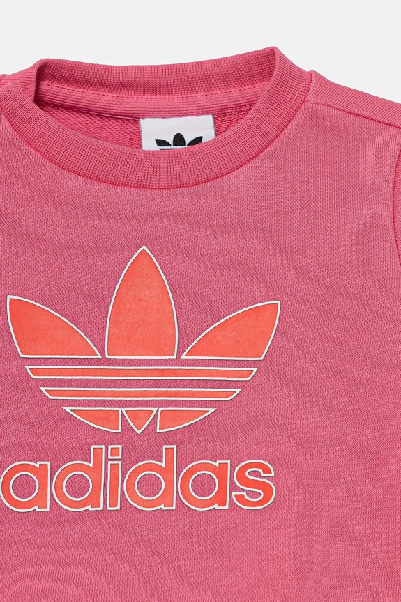 Chłopiec adidas Originals dres niemowlęcy JY0137 różowy