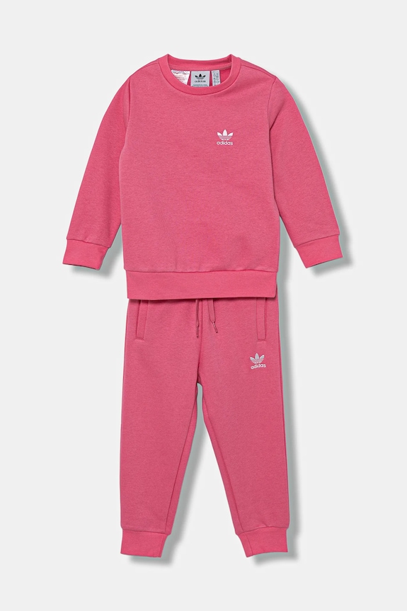 Tepláková súprava pre bábätká adidas Originals pletenina ružová JY4869