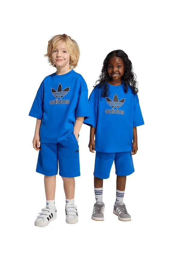 adidas Originals komplet dziecięcy dzianina niebieski KA0224