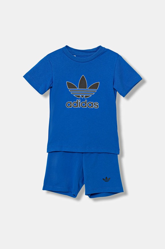 Dječji komplet adidas Originals print plava KA2652