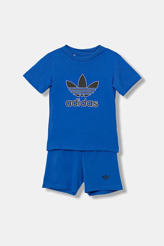 Dječji komplet adidas Originals print plava KA2652