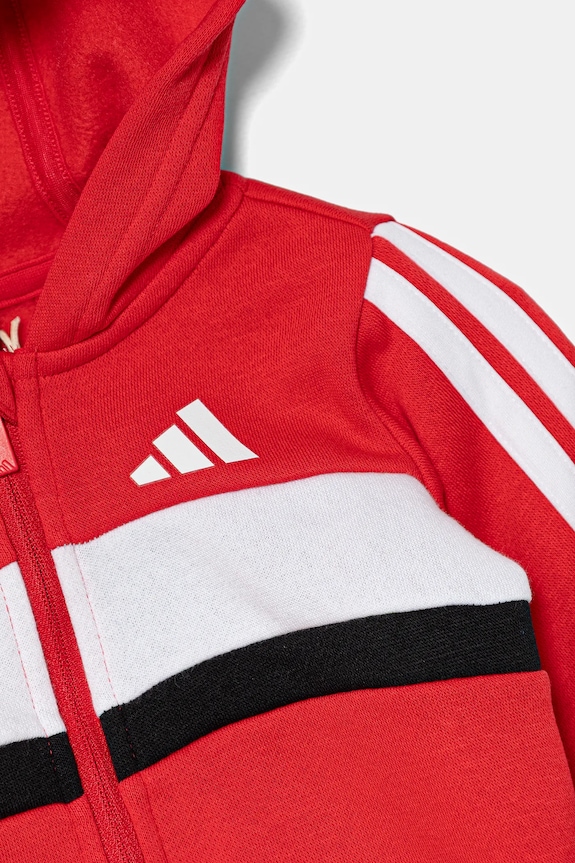 Chłopiec adidas komplet dresowy dziecięcy KC6003 czerwony