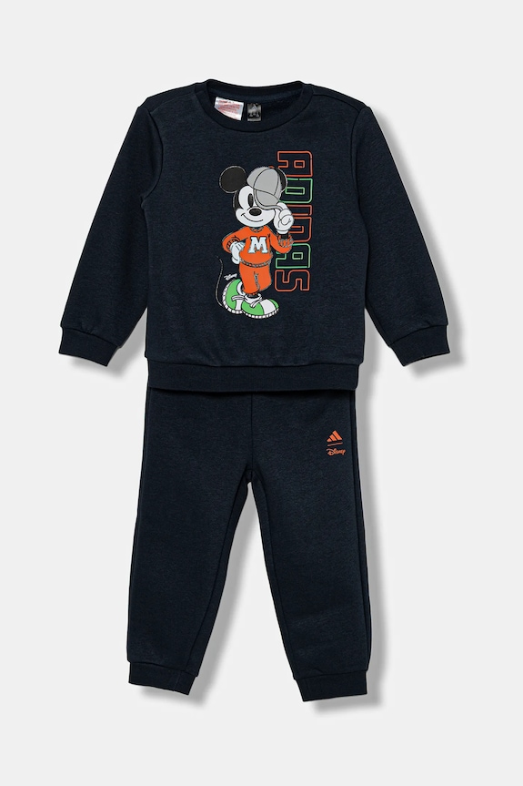 Detská tepláková súprava adidas pletenina tmavomodrá JL9176