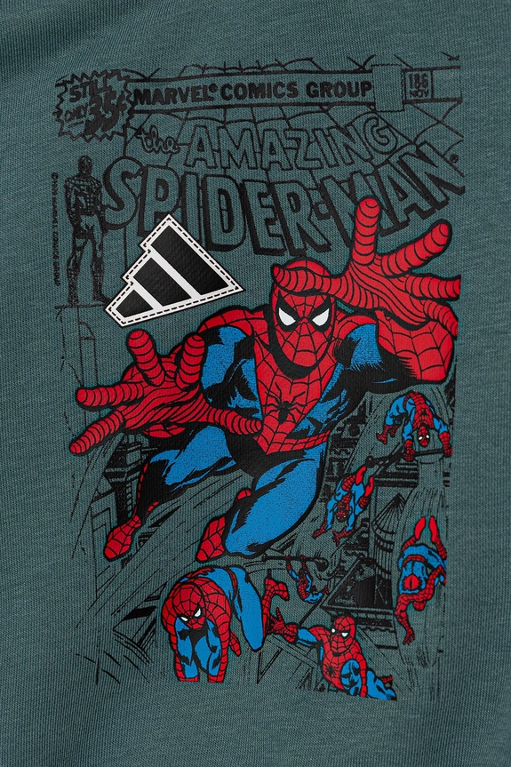 Παιδική φόρμα adidas Marvel τιρκουάζ JL9179