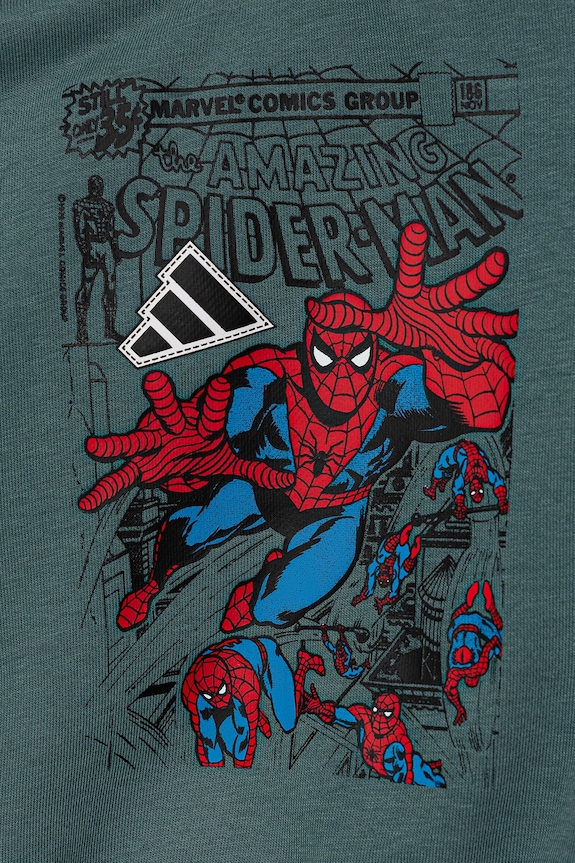 Παιδική φόρμα adidas Marvel τιρκουάζ JL9179