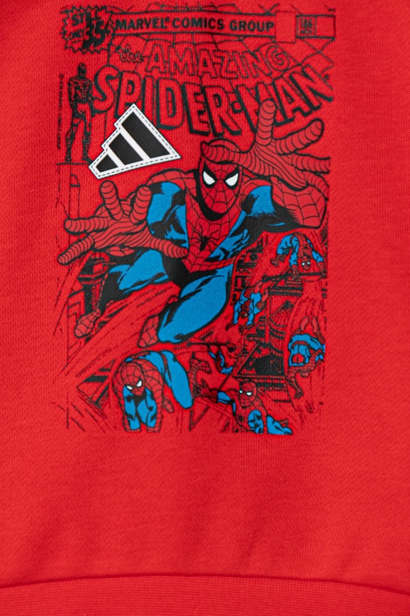 Хлопчик Дитячий спортивний костюм adidas Marvel JV7371 червоний
