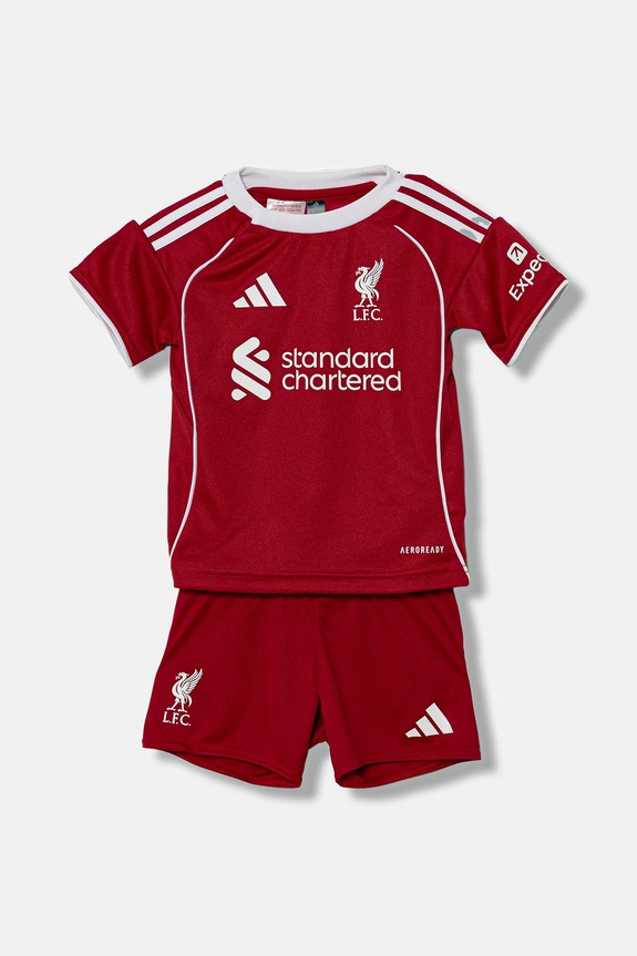 adidas Performance komplet niemowlęcy LFC dzianina czerwony JV6443
